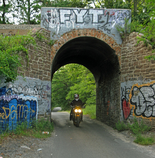 River Road Train Tunnel near Yaphank New York - Today