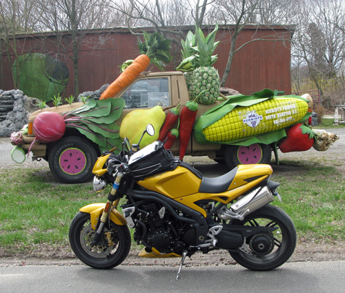 Fruit and Vegetable Car spotted on Long Island